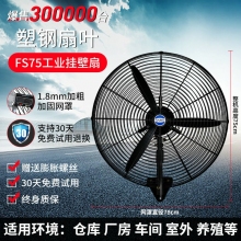 fs75-工業(yè)電風(fēng)扇強力落地扇大風(fēng)量牛角扇商用機(jī)械大功率車間工廠壁掛扇